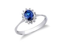 Anello Crivelli Donna in Oro bianco Zaffiro 0.56 Ct SGCRIZA - SGCRIZA
